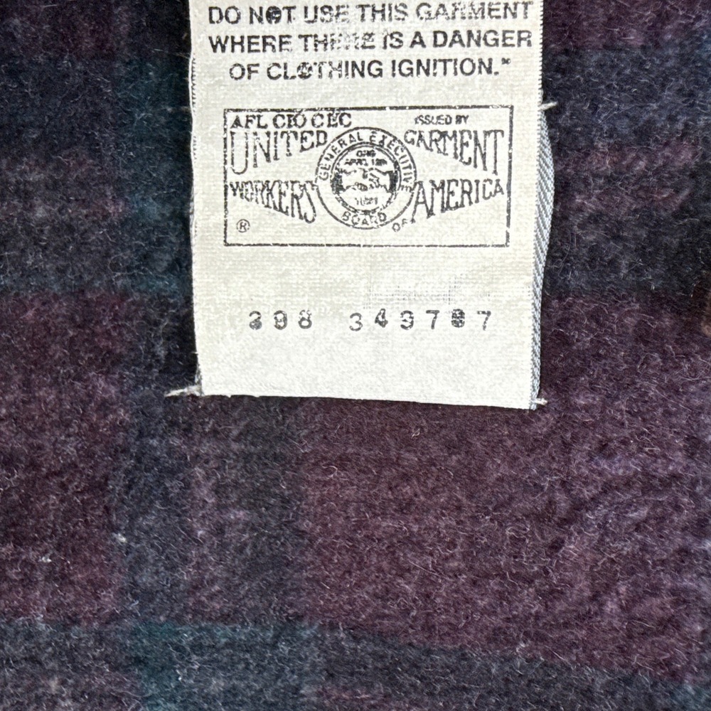 Vintage‎ Carhartt Detroit Jacket Blanket Lined Mens Medium J43 BRG Burgundy EUC - Picture 6 of 16